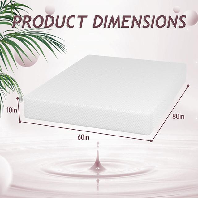 Forsythia 10" Queen Green Tea Gel Memory Foam - Casa Morelos / Coahuila Furniture (Oklahoma City, OK)