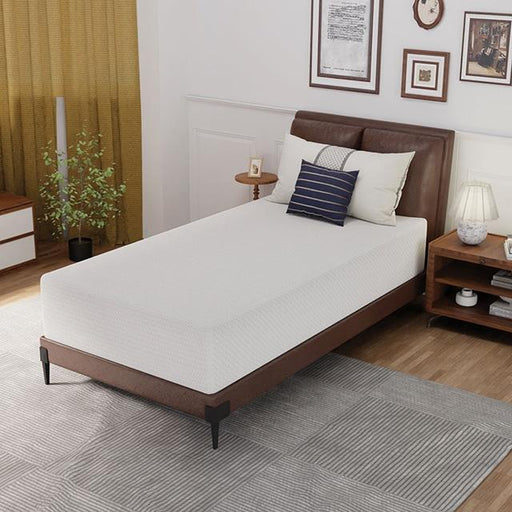 Forsythia 12" Twin Green Tea Gel Memory Foam - Casa Morelos / Coahuila Furniture (Oklahoma City, OK)