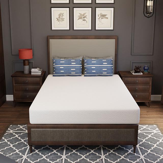 Forsythia 8" Full Green Tea Gel Memory Foam - Casa Morelos / Coahuila Furniture (Oklahoma City, OK)