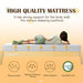 Forsythia 8" Twin Green Tea Gel Memory Foam - Casa Morelos / Coahuila Furniture (Oklahoma City, OK)