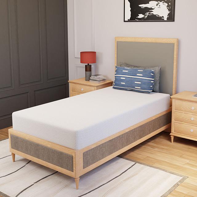 Forsythia 8" Twin Green Tea Gel Memory Foam - Casa Morelos / Coahuila Furniture (Oklahoma City, OK)