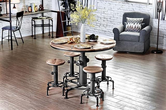 Foskey Antique Black Dining Table - Casa Morelos / Coahuila Furniture (Oklahoma City, OK)