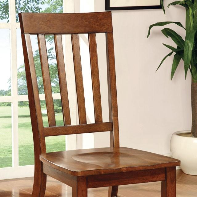 FOSTER I Dark Oak Side Chair (2/CTN) - Casa Morelos / Coahuila Furniture (Oklahoma City, OK)