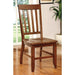 FOSTER I Dark Oak Side Chair (2/CTN) - Casa Morelos / Coahuila Furniture (Oklahoma City, OK)