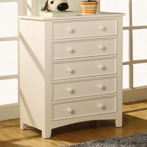 Corry White Chest - Casa Morelos / Coahuila Furniture (Oklahoma City, OK)