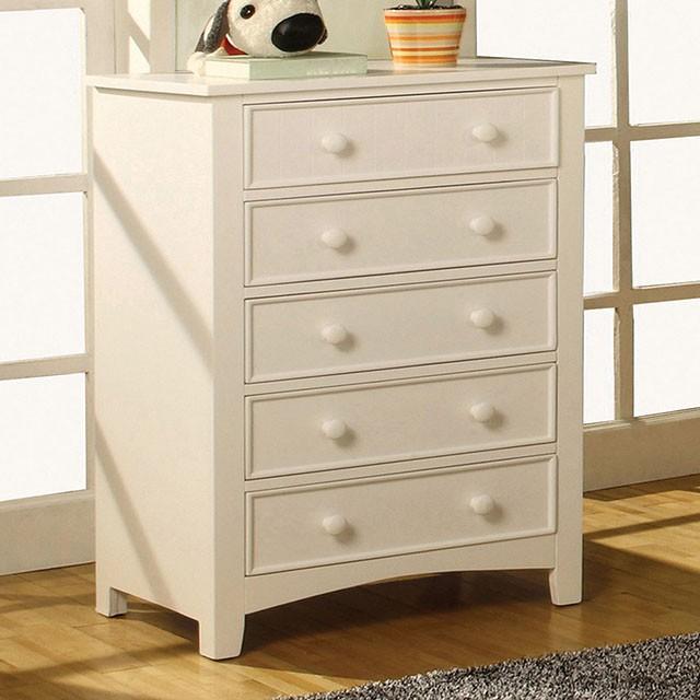 Corry White Chest - Casa Morelos / Coahuila Furniture (Oklahoma City, OK)