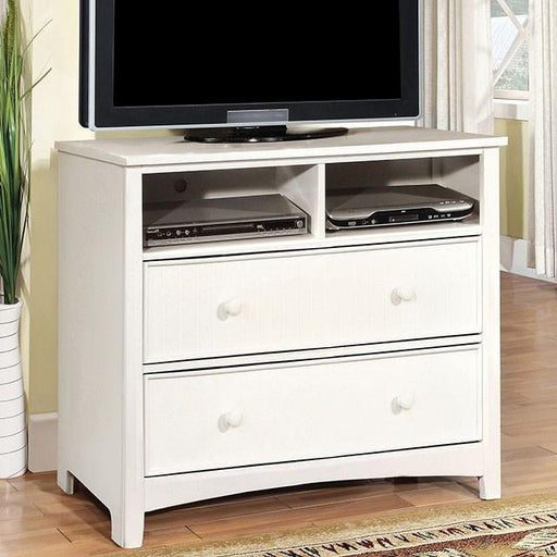 Corry White Media Chest - Casa Morelos / Coahuila Furniture (Oklahoma City, OK)