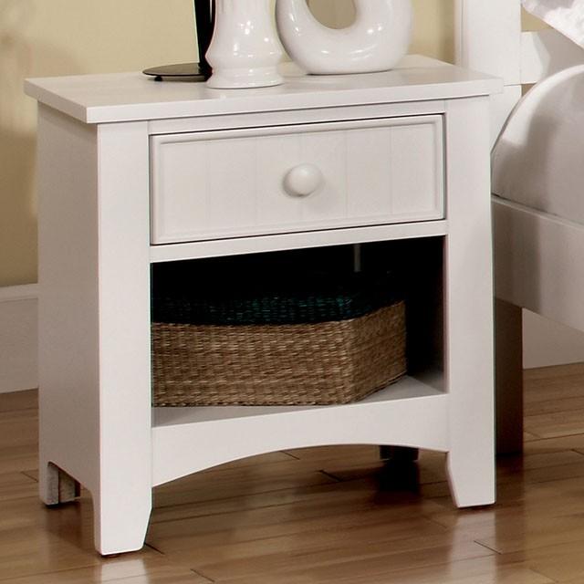 Corry White Night Stand - Casa Morelos / Coahuila Furniture (Oklahoma City, OK)