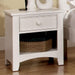 Corry White Night Stand - Casa Morelos / Coahuila Furniture (Oklahoma City, OK)