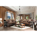 Franklin Dark Brown/Tan Sofa, Dark Brown - Casa Morelos / Coahuila Furniture (Oklahoma City, OK)