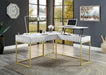 FREIBURG Corner Desk, Antique White - Casa Morelos / Coahuila Furniture (Oklahoma City, OK)