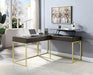 FREIBURG Corner Desk, Walnut - Casa Morelos / Coahuila Furniture (Oklahoma City, OK)