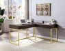 FREIBURG Corner Desk, Walnut - Casa Morelos / Coahuila Furniture (Oklahoma City, OK)