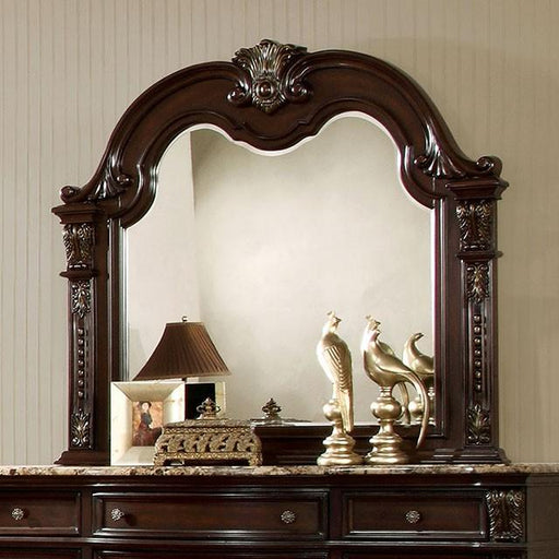 Fromberg Brown Cherry Mirror - Casa Morelos / Coahuila Furniture (Oklahoma City, OK)