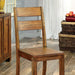 FRONTIER Dark Oak Side Chair (2/CTN) - Casa Morelos / Coahuila Furniture (Oklahoma City, OK)