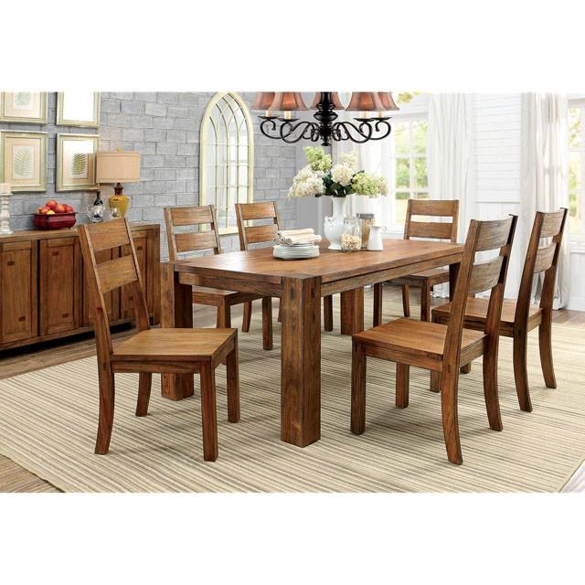 FRONTIER Dark Oak Side Chair (2/CTN) - Casa Morelos / Coahuila Furniture (Oklahoma City, OK)