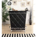 Fuero Black/Chrome Bar Table (K/D) - Casa Morelos / Coahuila Furniture (Oklahoma City, OK)