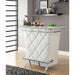 Fuero White/Chrome Bar Table (K/D) - Casa Morelos / Coahuila Furniture (Oklahoma City, OK)