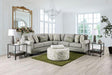 GARDNER Ottoman, Gray/Green - Casa Morelos / Coahuila Furniture (Oklahoma City, OK)
