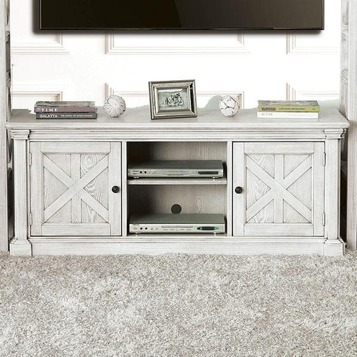 Georgia Antique White 60" TV Stand - Casa Morelos / Coahuila Furniture (Oklahoma City, OK)