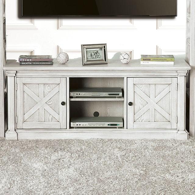 Georgia Antique White 60" TV Stand - Casa Morelos / Coahuila Furniture (Oklahoma City, OK)