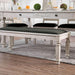 Georgia Antique White/Gray Bench - Casa Morelos / Coahuila Furniture (Oklahoma City, OK)