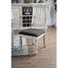 Georgia Antique White/Gray Side Chair (2/CTN) - Casa Morelos / Coahuila Furniture (Oklahoma City, OK)