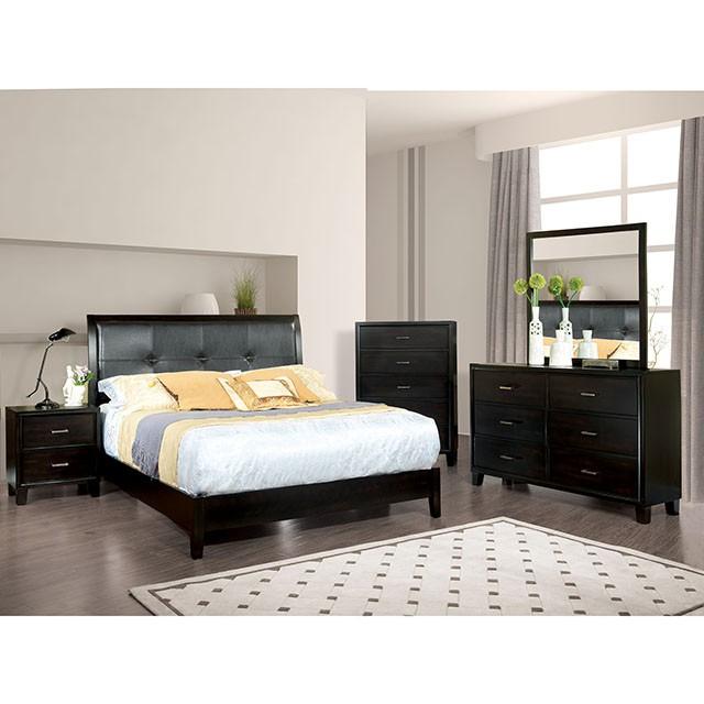 Enrico Full Queen Bed Brown, Black, & Cherry - Casa Morelos / Coahuila Furniture (Oklahoma City, OK)