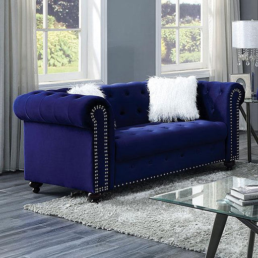 GIACOMO Loveseat, Blue - Casa Morelos / Coahuila Furniture (Oklahoma City, OK)