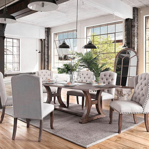GIANNA Rustic Oak 77" Dining Table - Casa Morelos / Coahuila Furniture (Oklahoma City, OK)