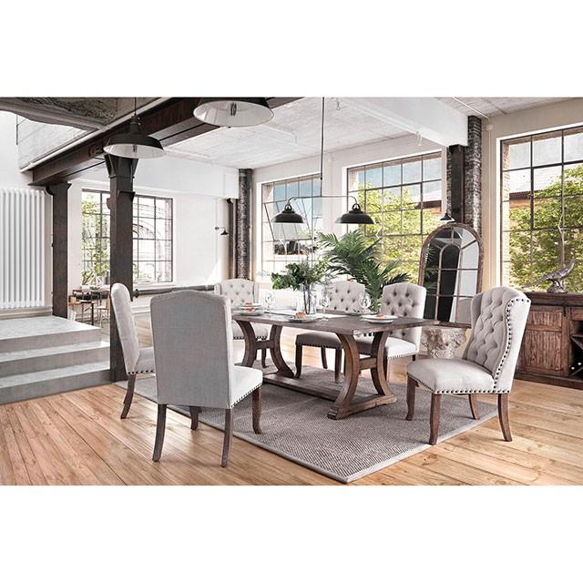 GIANNA Rustic Oak 77" Dining Table - Casa Morelos / Coahuila Furniture (Oklahoma City, OK)