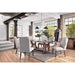 GIANNA Rustic Oak 77" Dining Table - Casa Morelos / Coahuila Furniture (Oklahoma City, OK)
