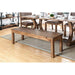 GIANNA Rustic Pine Wooden Bench - Casa Morelos / Coahuila Furniture (Oklahoma City, OK)