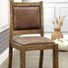 GIANNA Rustic Pine/Brown Side Chair (2/CTN) - Casa Morelos / Coahuila Furniture (Oklahoma City, OK)
