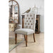 Gianna Rustic Pine/Ivory Side Chair (2/CTN) - Casa Morelos / Coahuila Furniture (Oklahoma City, OK)