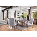 Gianna Rustic Pine/Ivory Side Chair (2/CTN) - Casa Morelos / Coahuila Furniture (Oklahoma City, OK)