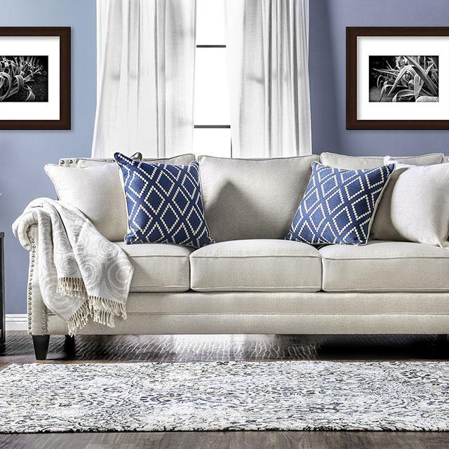 Giovanni Beige/Blue Sofa - Casa Morelos / Coahuila Furniture (Oklahoma City, OK)