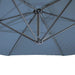 Glam Cantilever Umbrella w/ LED - Casa Morelos / Coahuila Furniture (Oklahoma City, OK)