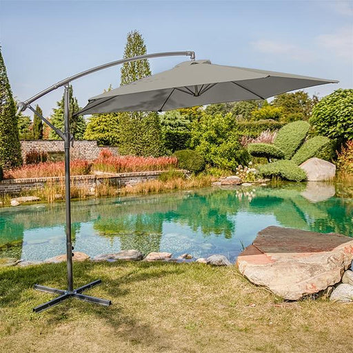 Glam Cantilever Umbrella w/ LED - Casa Morelos / Coahuila Furniture (Oklahoma City, OK)