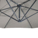 Glam Cantilever Umbrella w/ LED - Casa Morelos / Coahuila Furniture (Oklahoma City, OK)