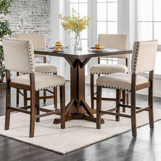 GLENBROOK Brown Cherry Counter Ht. Table - Casa Morelos / Coahuila Furniture (Oklahoma City, OK)
