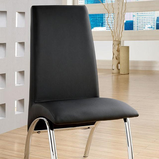Glenview Black Side Chair - Casa Morelos / Coahuila Furniture (Oklahoma City, OK)