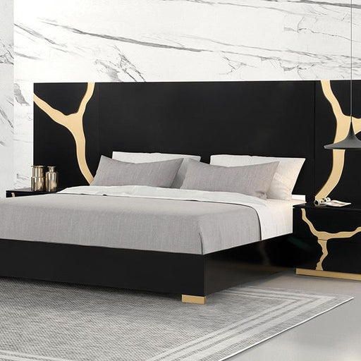 Goldsberg Queen Bed w/ Wall Panels - Casa Morelos / Coahuila Furniture (Oklahoma City, OK)