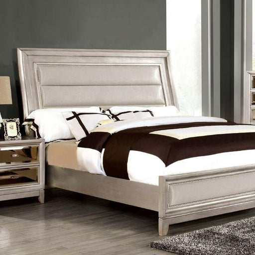 Golva Bed Beige & Black - Casa Morelos / Coahuila Furniture (Oklahoma City, OK)