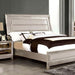 Golva E.King & Queen Bed White & Silver - Casa Morelos / Coahuila Furniture (Oklahoma City, OK)