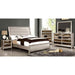 Golva E.King & Queen Bed White & Silver - Casa Morelos / Coahuila Furniture (Oklahoma City, OK)