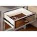 Golva E.King & Queen Bed White & Silver - Casa Morelos / Coahuila Furniture (Oklahoma City, OK)