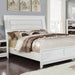 Golva E.King & Queen Bed White & Silver - Casa Morelos / Coahuila Furniture (Oklahoma City, OK)