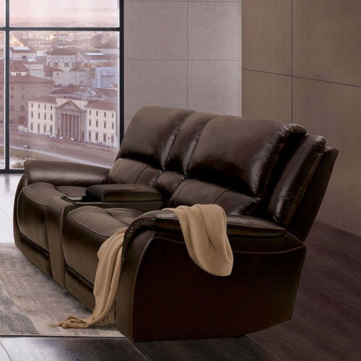 GORGIUS Power Loveseat, Espresso - Casa Morelos / Coahuila Furniture (Oklahoma City, OK)