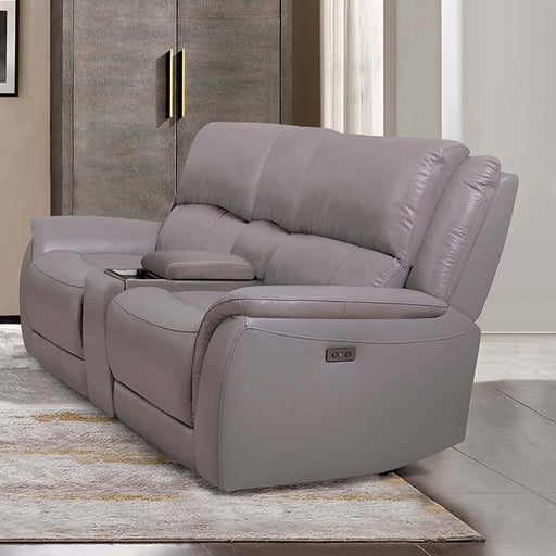 GORGIUS Power Loveseat, Light Gray - Casa Morelos / Coahuila Furniture (Oklahoma City, OK)
